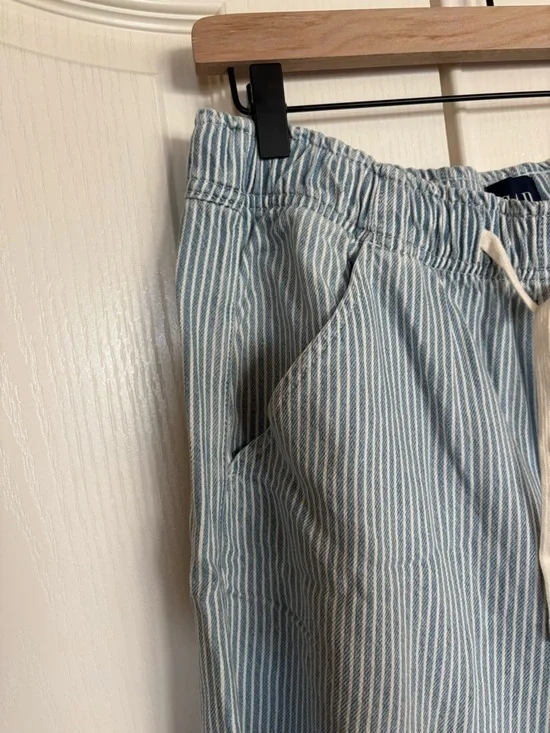 Gap Mid Rise Ultra soft denim Easy Stripe Horseshoe jeans size small NEW! - Picture 9 of 13